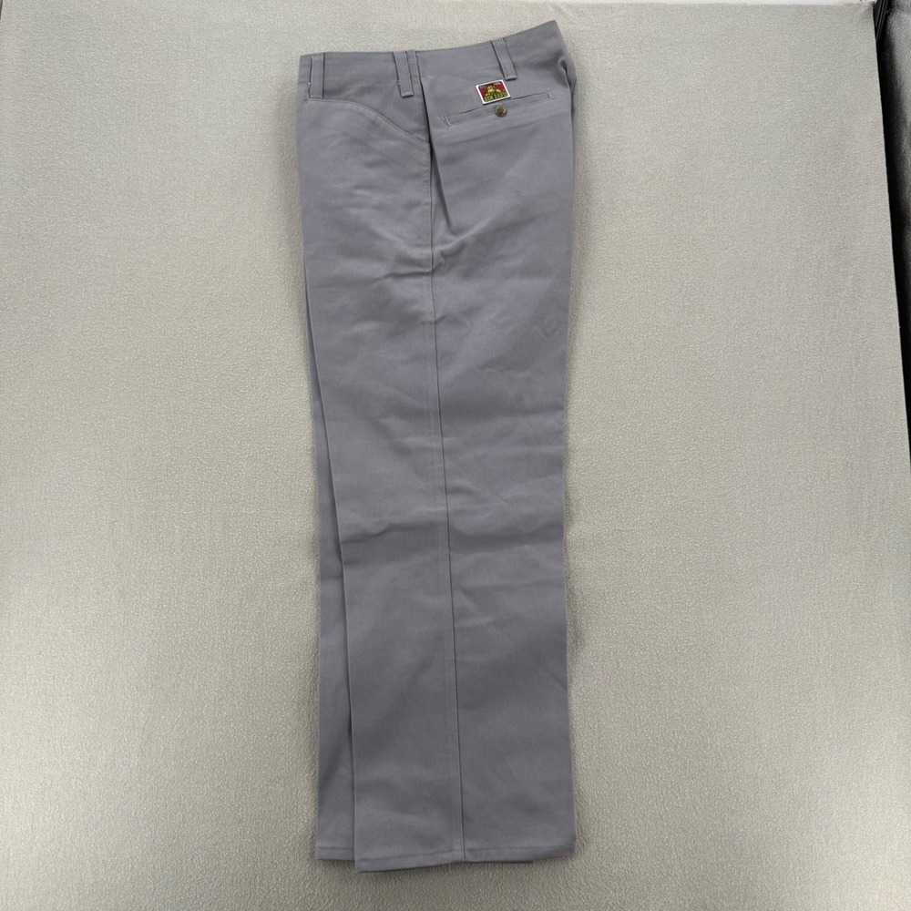 Ben Davis Work Chino Flat Front Utility Durable Pants Trousers Men Size 34 - Picture 7 of 10